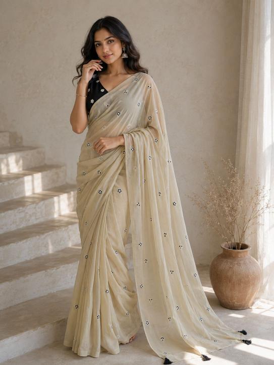 Vastrangan star floral bulk sarees online shopping